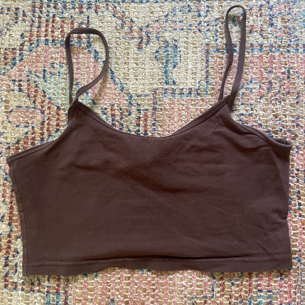 Aritzia Brown Tank top
